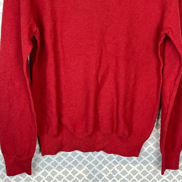 NWT J. Crew Men’s Cotton Crewneck Sweater in Garter Stitch - Picture 3 of 8